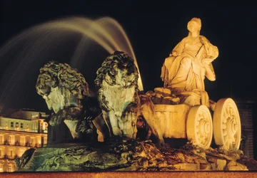 Brunnen der Kybele bei Nacht, 1780
